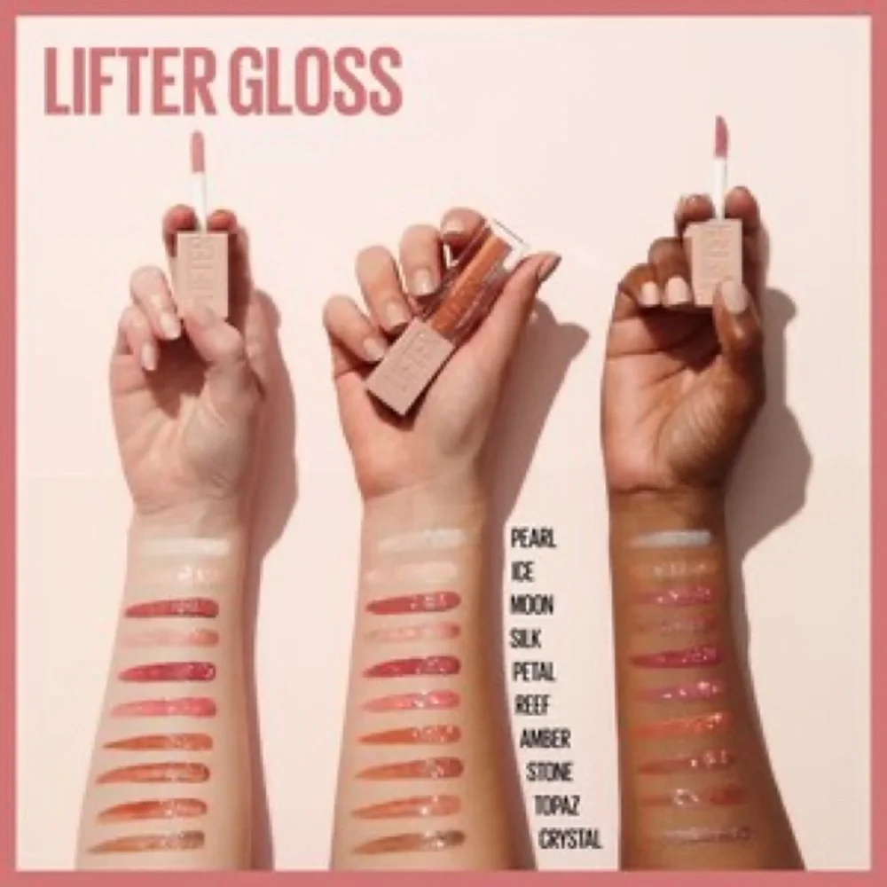 5/$25💜 Maybelline Lifter Gloss Lip Gloss with Hyaluronic Acid in Moon
